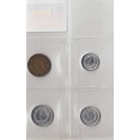 Germania DDR serietta composta da 1 - 5 - 10 - 20 Pfennig anni vari